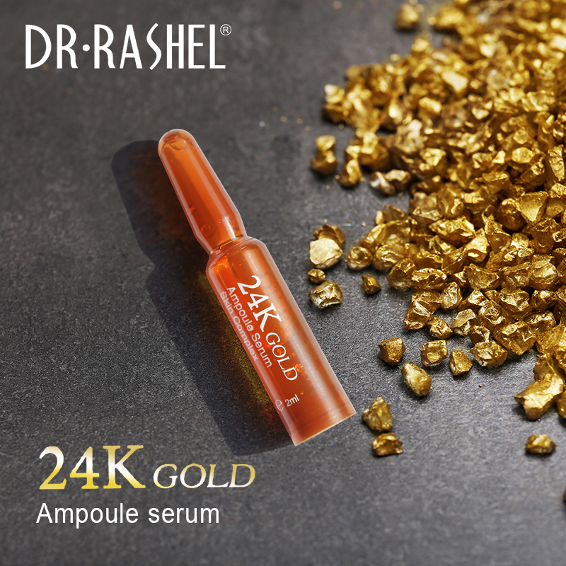 سرم آمپولی طلا 24k ضدپیری دکتر راشل ( ویال ضد پیری ) 2میل DR.RASHEL 24K Gold Anti-aging Ampoule Serum
