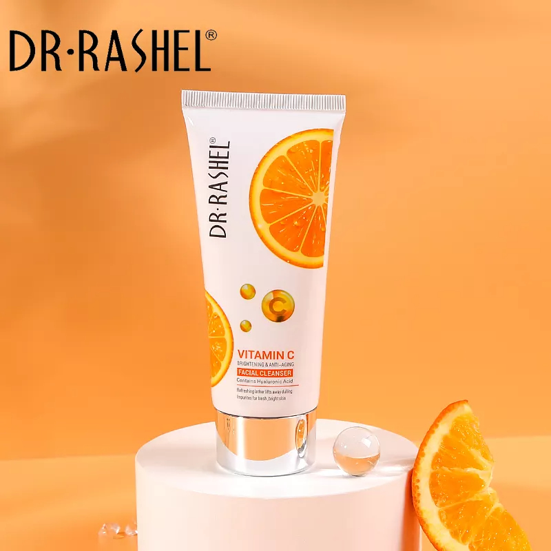 شوینده صورت ضد لک ویتامین سی و هیالورونیک اسید دکتر راشل 80 گرم DR·RASHEL Vitamin C Facial Cleanser