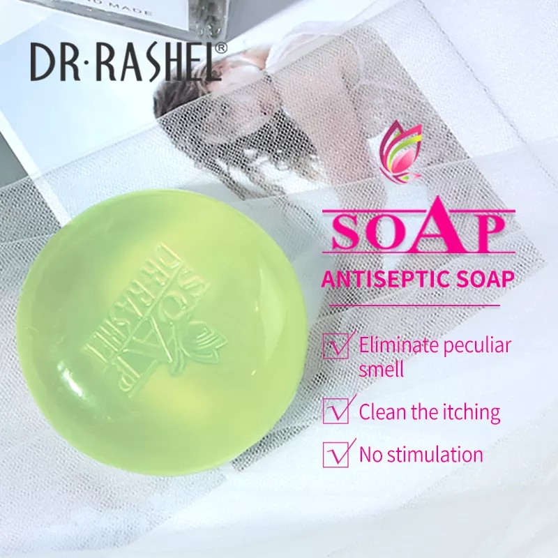 صابون آنتی‌باکتریال واژن دکتر راشل اورجینال100گرم DR.RASHEL Antiseptic Soap Lady