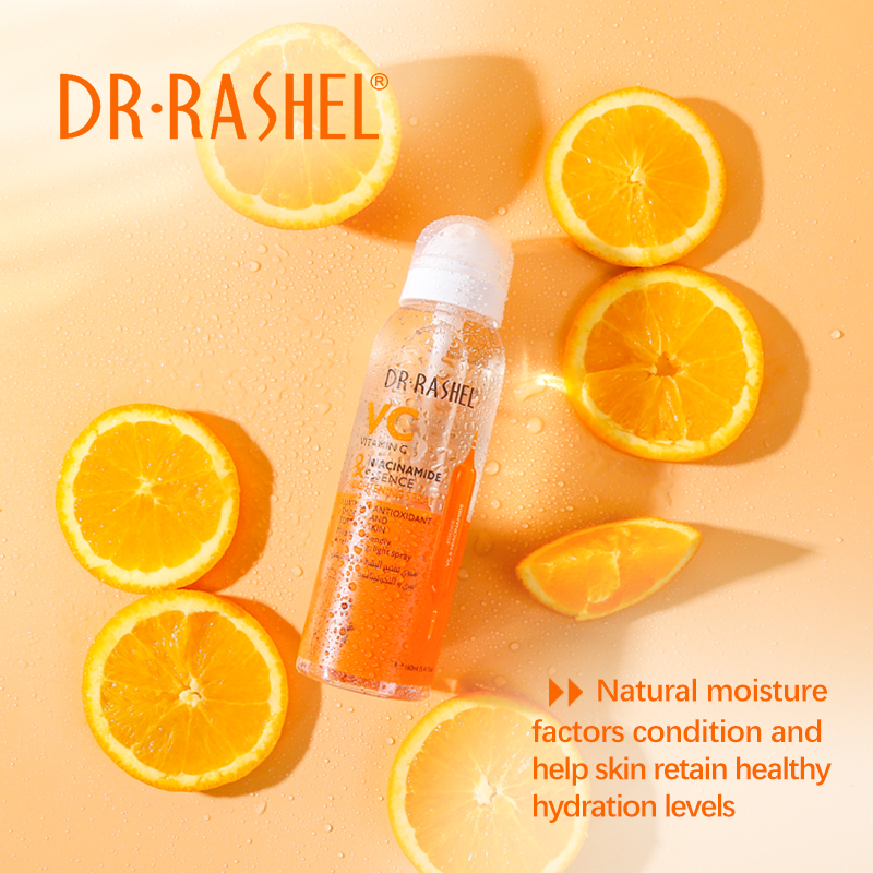 اسپری آب ضدلک ویتامین سی و نیاسینامید دکتر راشل حجم160میل  DR.RASHEL Vitamin C & Niacinamide Brightening Face Spray