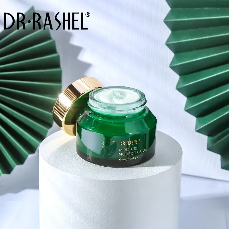 کرم مغذی و مرطوب‌کننده چای سبز دکتر راشل حجم50گرم DR RASHEL Green Tea Moisture Nourish Cream