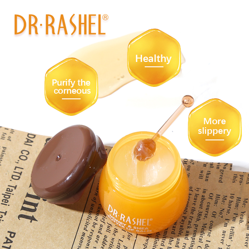 بالم لب عسل و شیاباتر رفع تیرگی لب دکترراشل حجم8گرم Dr.Rashel Honey Shea Butter Lip Balm
