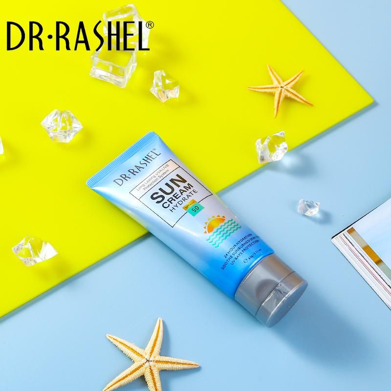 کرم ضد آفتاب آبرسان قوی SPF+++ 50 دکتر راشل حجم ۶۰ گرم Dr.Rashel Sun Cream Hydrate Spf+++50