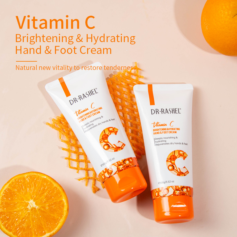 کرم دست و پا ویتامین سی دکتر راشل اورجینال DR.RASHEL Vitamin C Brightening & Hydrating Hand & Foot Cream