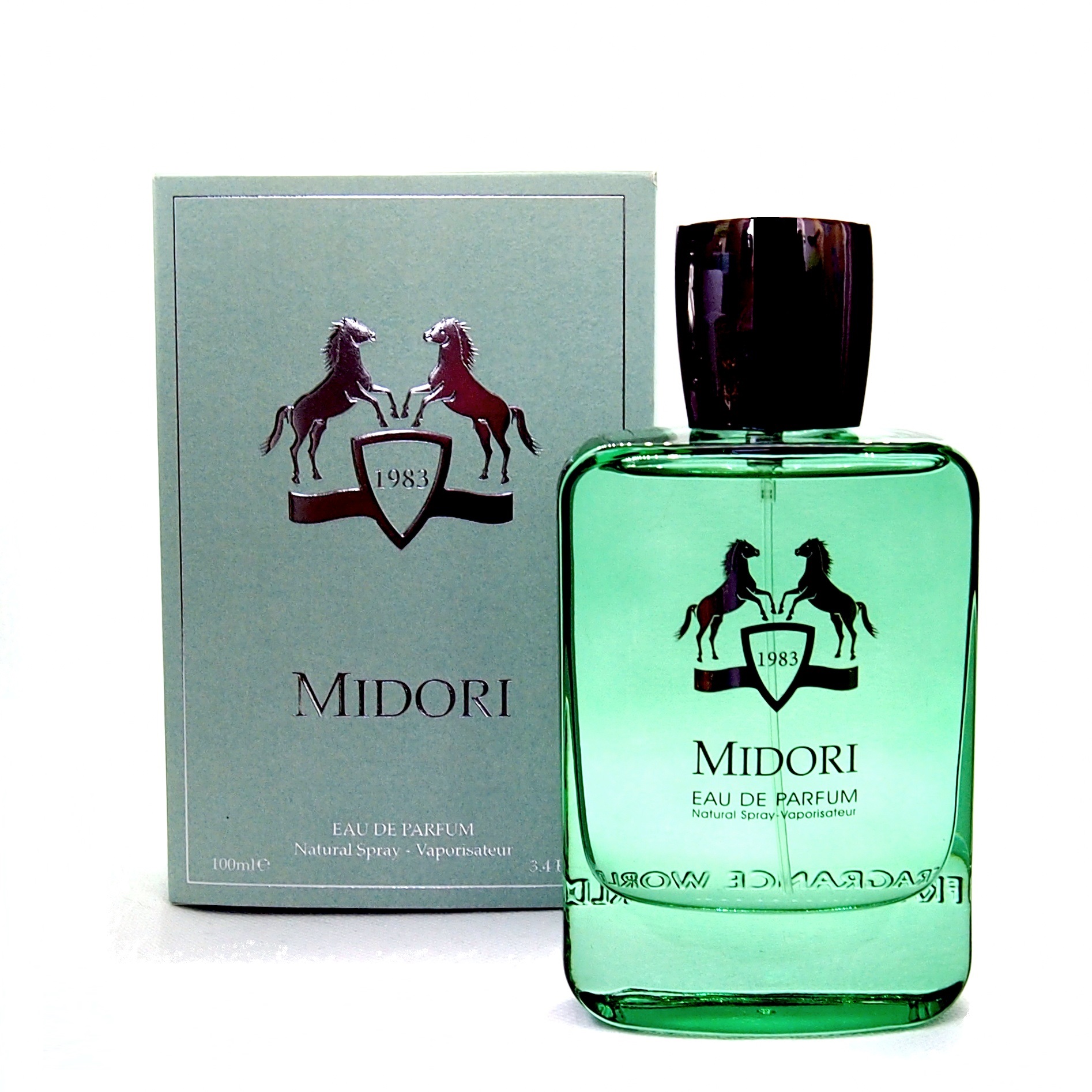 ادو پرفیوم فرگرانس ورد پافومز د مارلی گرینلی ( میدوری ) Fragrance World Midori حجم 100 میل