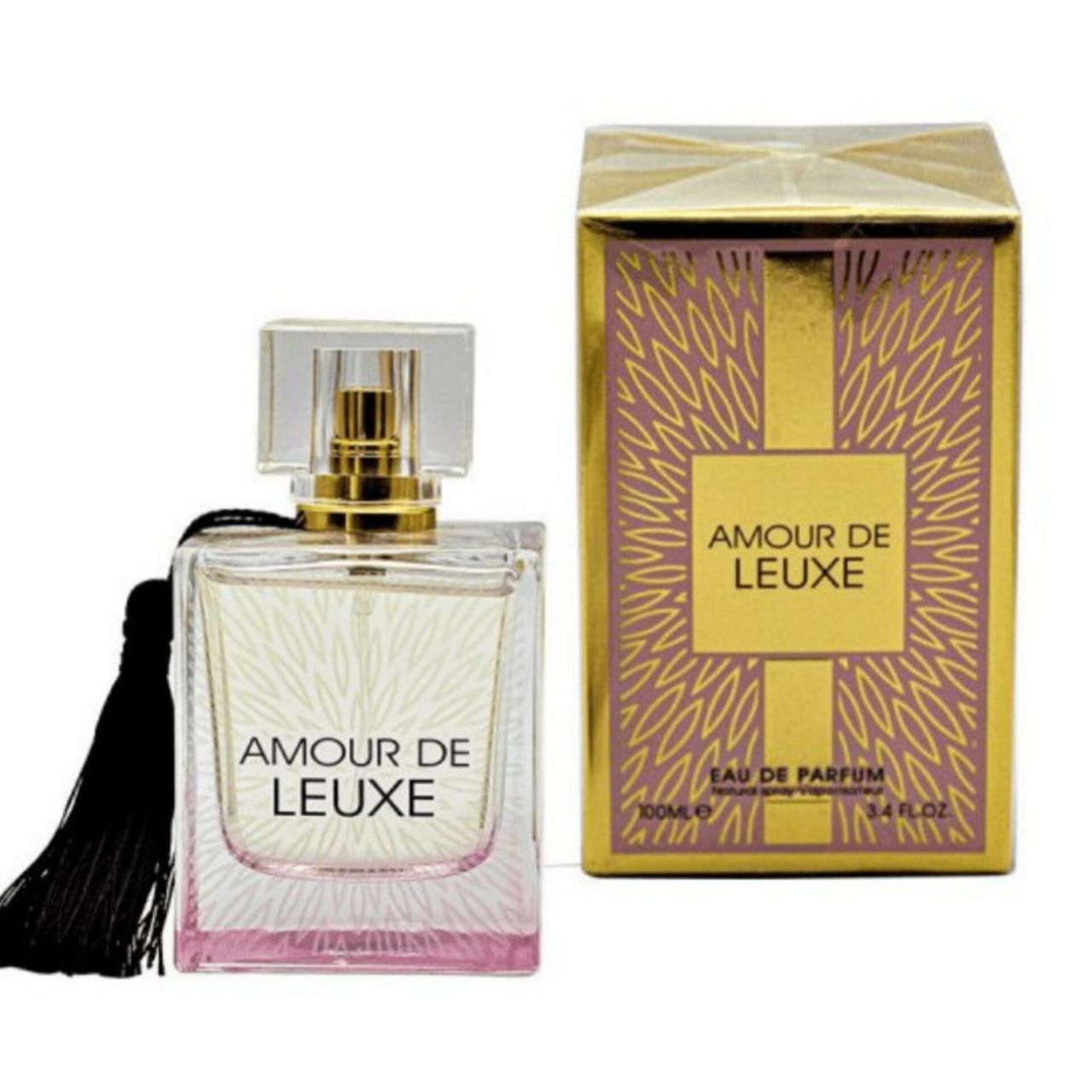 ادو پرفیوم زنانه فرگرانس ورد لالیک لامور ( آمور دلوکس ) Fragrance World Amoure De Leuxe حجم 100 میل