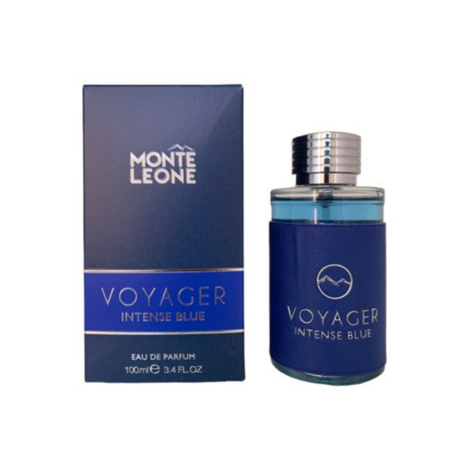 عطر ادکلن مردانه فرگرانس ورد مونت لئون وویجر اینتنس بلو اورجینال حجم 100میل Fragrance World Monte Leone Voyager Intense Blue