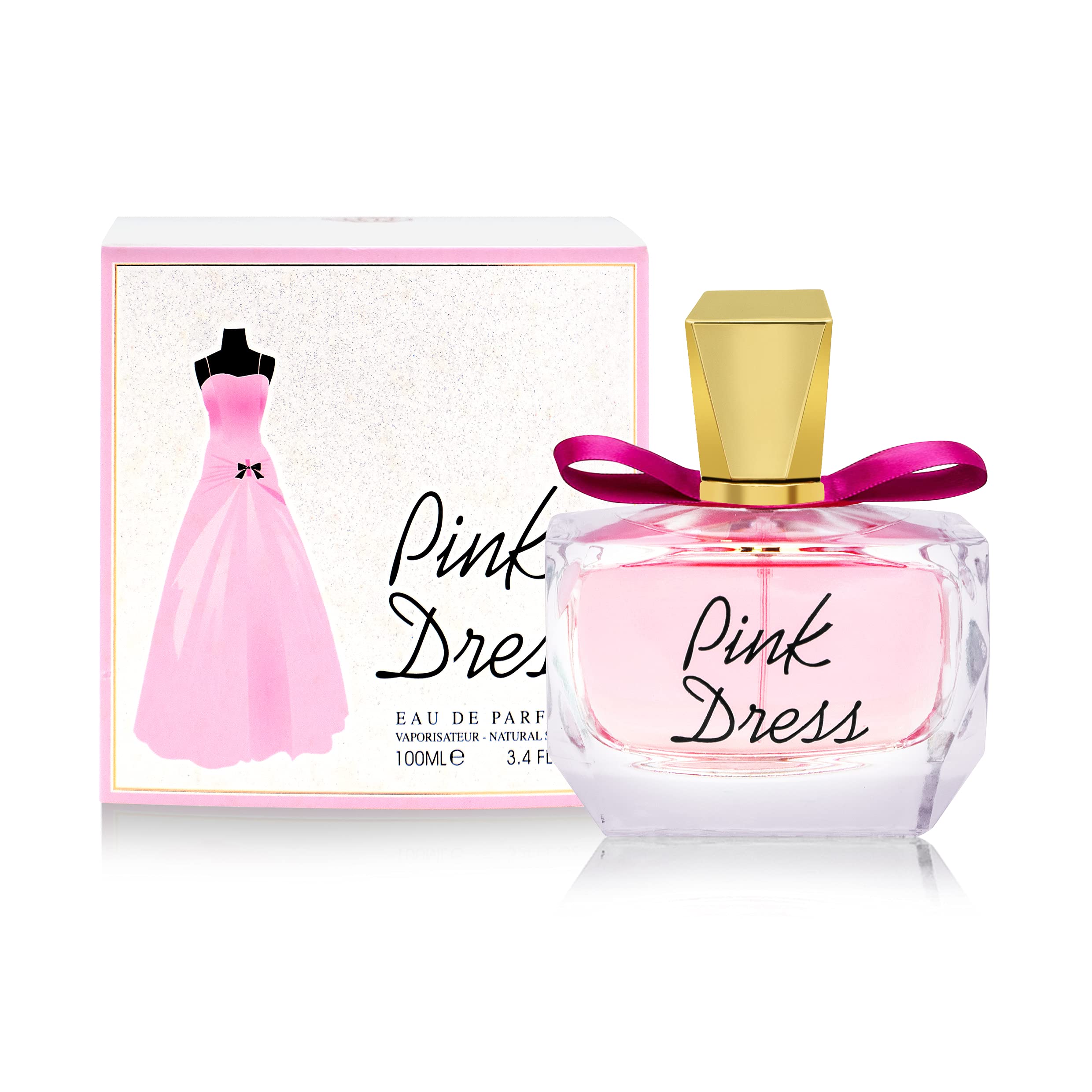 عطر و ادکلن زنانه فرگرانس ورد لانوین مری می ( پینک درس ) Fragrance World Pink Dress حجم 100 میل