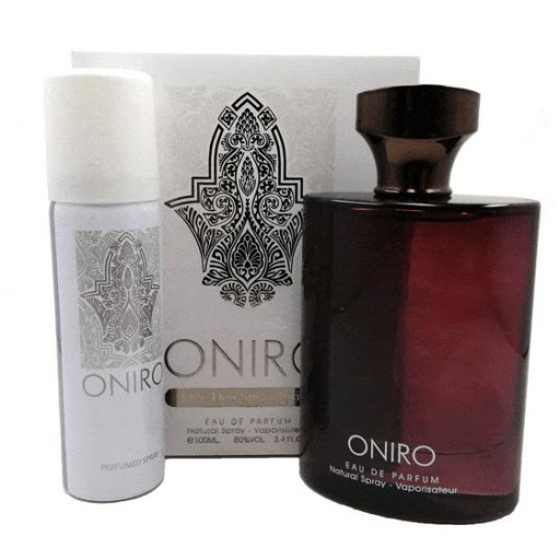عطر و ادکلن مردانه فرگرانس ورد اونیرو با اسپری ( پاکو رابان اینویکتوس ) Fragrance World Oniro + Spray حجم 100 میل