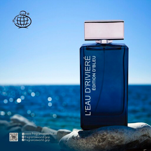 عطر و ادکلن مردانه فرگرانس ورد ایسی میاکه لئو بلو د ایسه پور هوم ( لو دیریویر ادیشن بلو ) Fragrance World L'eau D'Riviere Edition D'Bleu حجم 100 میل