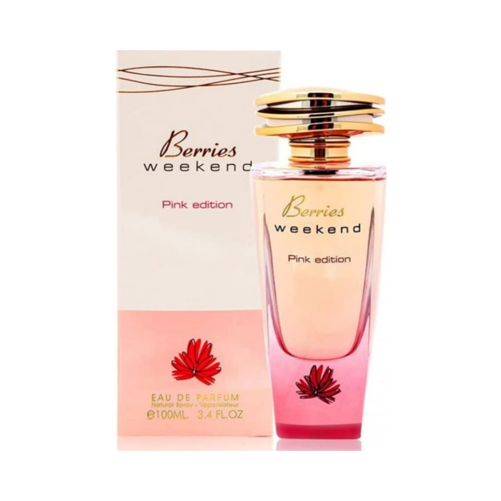 عطر و ادکلن زنانه فرگرانس ورد باربری ویکند ( بریز ویکند صورتی ) Fragrance World Berries Weekend Pink حجم 100 میل