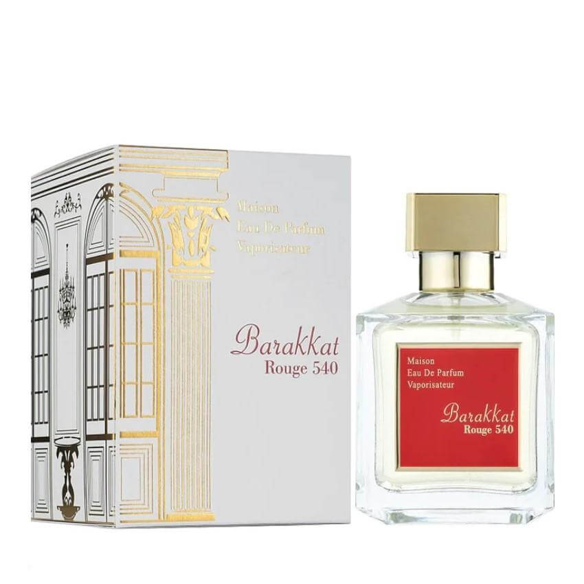 عطر ادکلن فرگرانس ورد باراکات رژ 540 حجم 100میل Fragrance World Barakkat Rouge 540