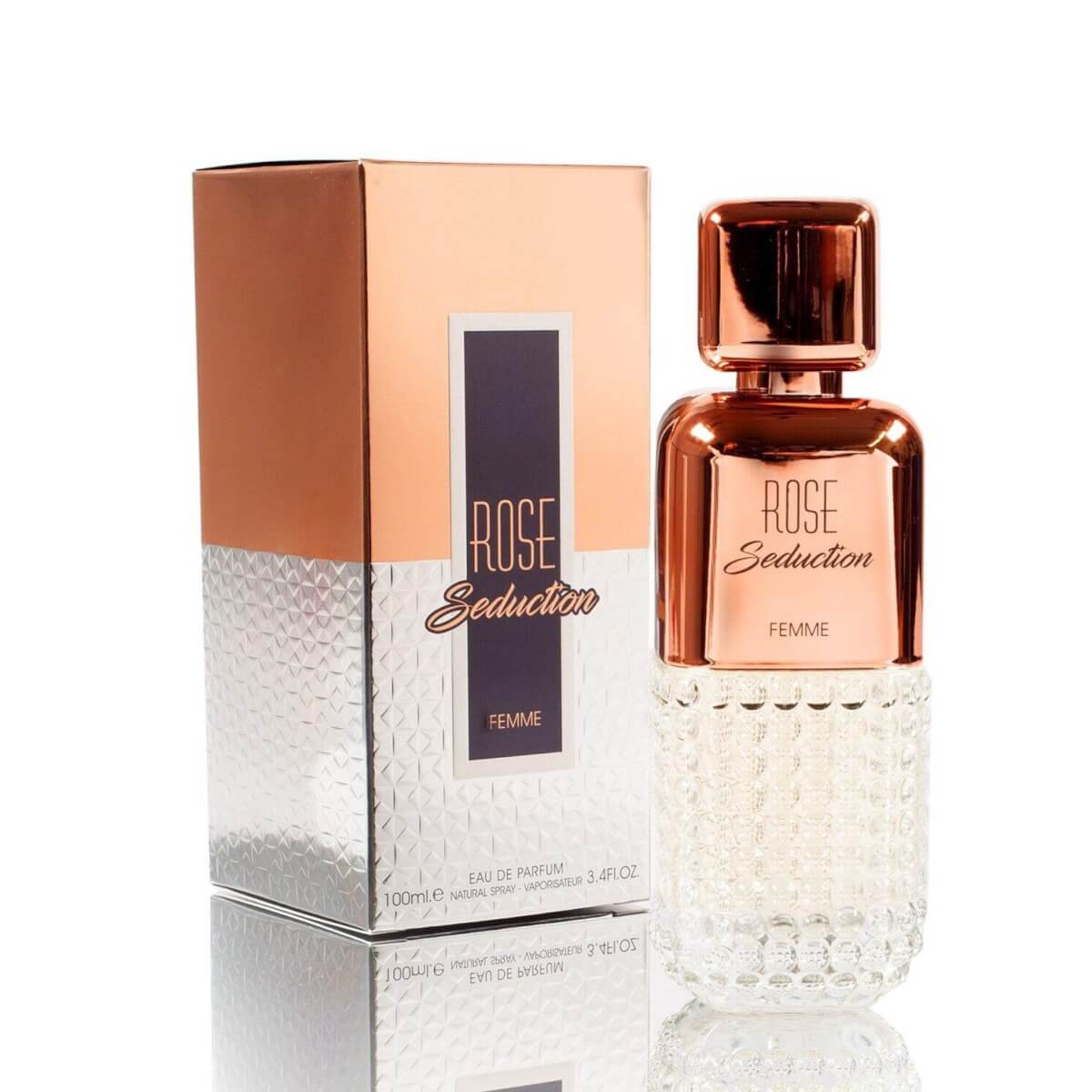 عطر و ادکلن زنانه فرگرانس ورد رز سداکشن ( ایرسیستیبل جیوانچی ) حجم 100 میل Fragrance World Rose Seduction femme