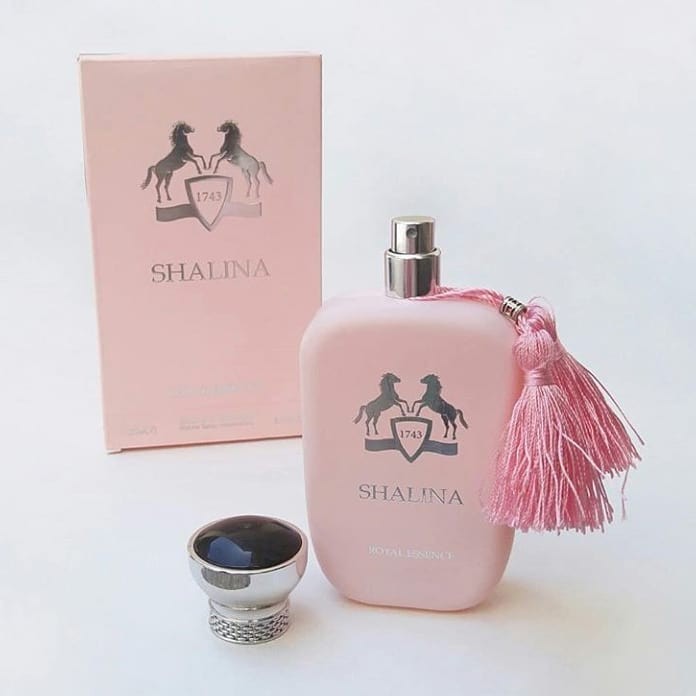 ادو پرفیوم زنانه فرگرانس ورد پارفومز د مارلی دلینا ( شالینا رویال اسنس ) Fragrance World Shalina Royal Essence حجم 100 میل