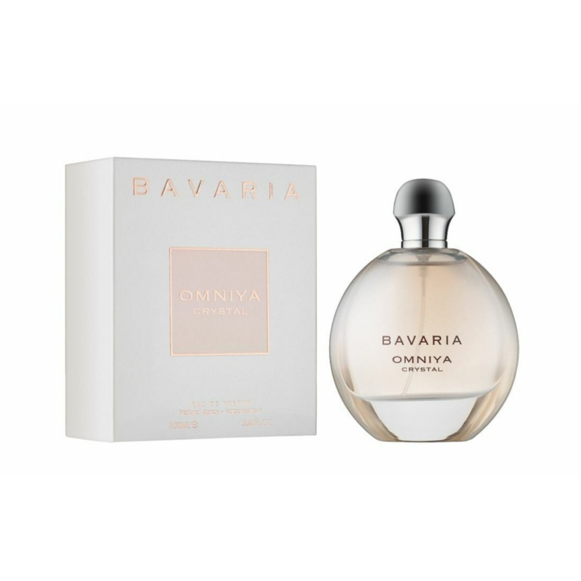 ادو پرفیوم زنانه فرگرانس ورد بولگاری اومنیا کریستالین ( باواریا اومنیا کریستال ) Fragrance World Bavaria Omniya Crystal حجم 100 میل