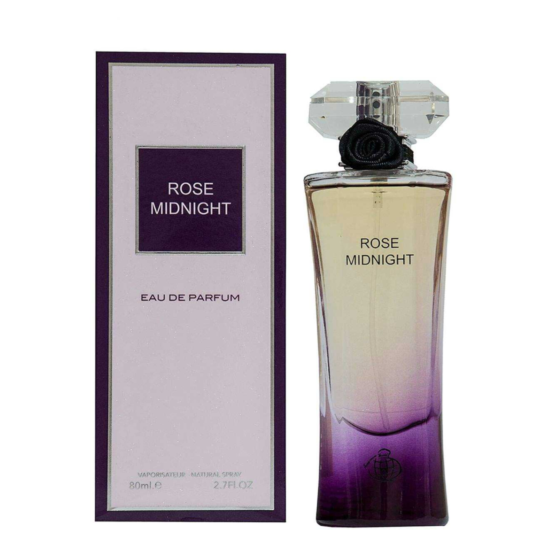 عطرو ادکلن زنانه فرگرانس ورد لانکوم ترزور میدنایت رز  (رز میدنایت) Fragrance World Rose Midnight  حجم 80 میل