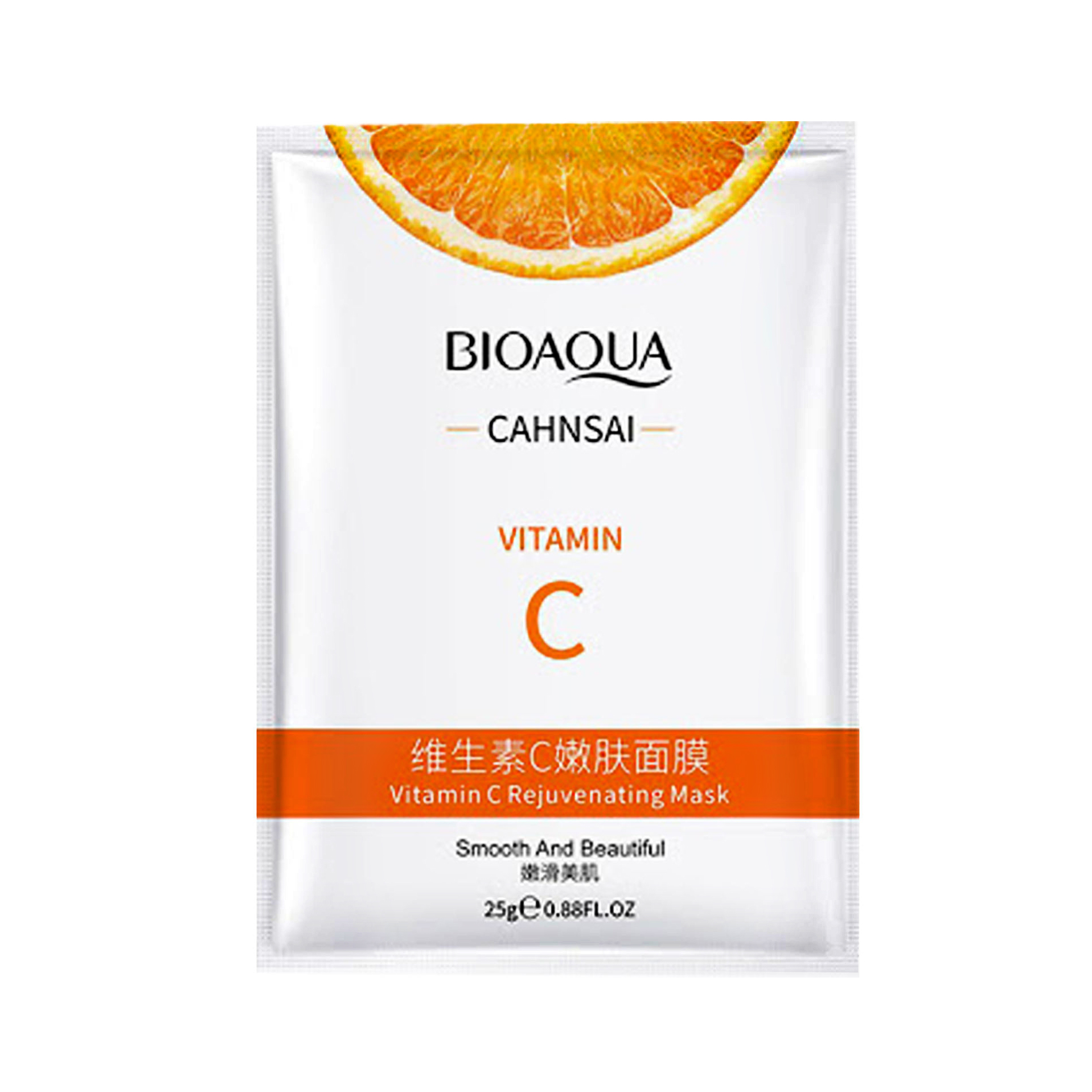 ماسک ورقه‌ ای ویتامین سی بیوآکوا 25گرم BIOAQUA Vitamin C Mask