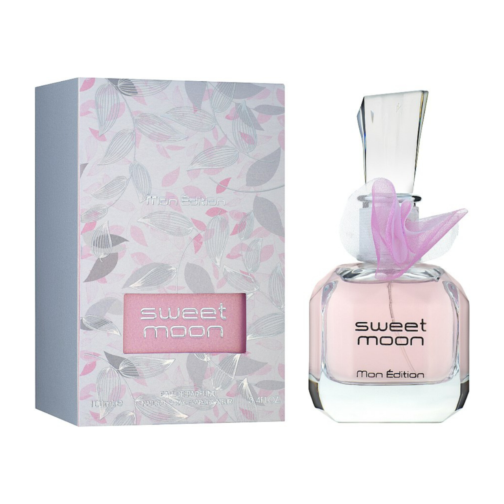 ادو پرفیوم زنانه فرگرانس ورد ایو سن لورن مون پاریس ( سوییت مون ) Fragrance World Rose Sweet Moon  حجم 100 میل