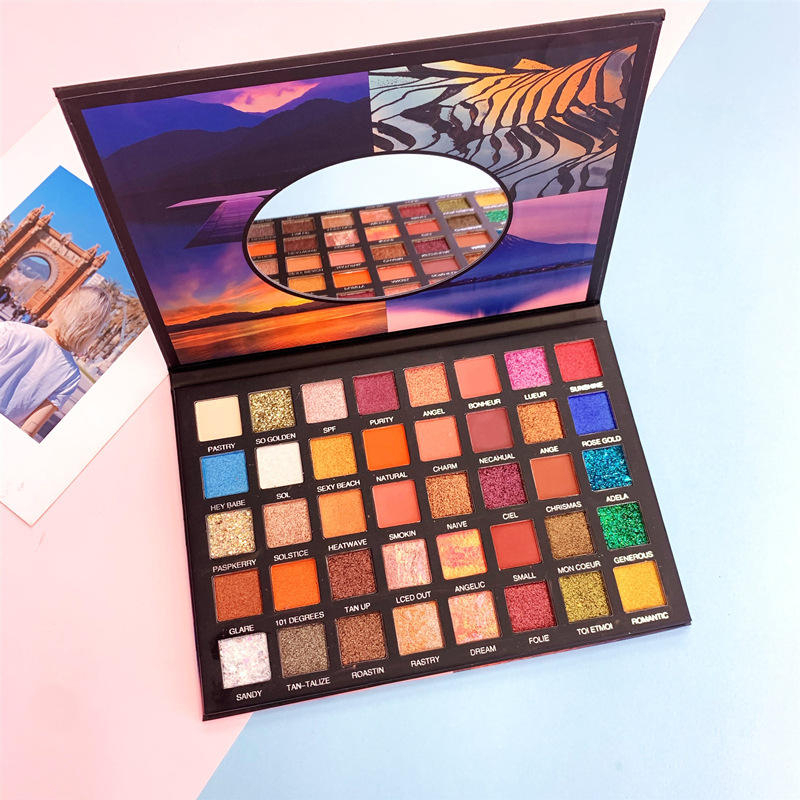 سایه چشم 40 رنگ چهارمنظره آی گود کو اورجینال IGOODCO 40 Pigmented colors Eyeshadow Palette
