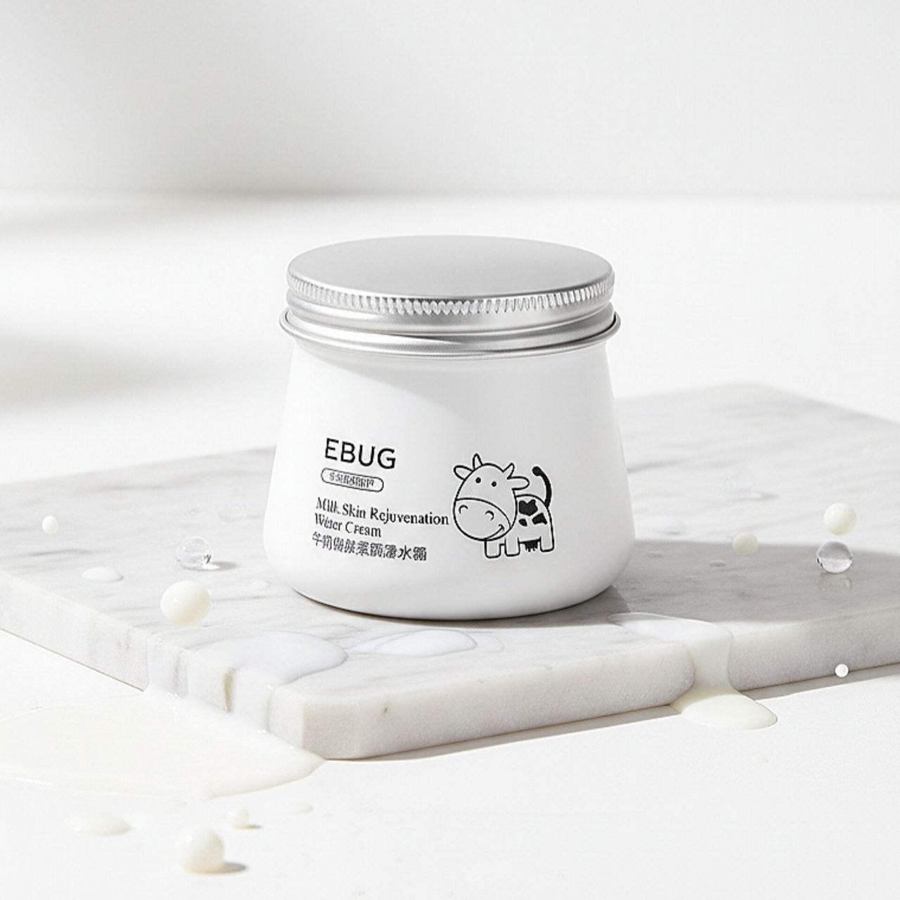 کرم شیر گاو ایباگ ( قطرات شیر ) 80گرم EBUG Milk Skin Rejuventation Water Cream