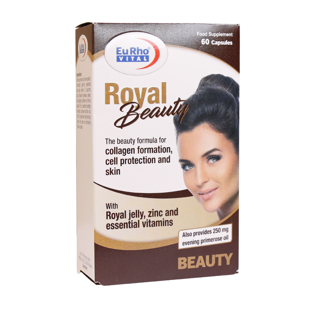 کپسول رویال بیوتی یوروویتال 60 عدد Eurho Vital Royal Beauty 60 Caps