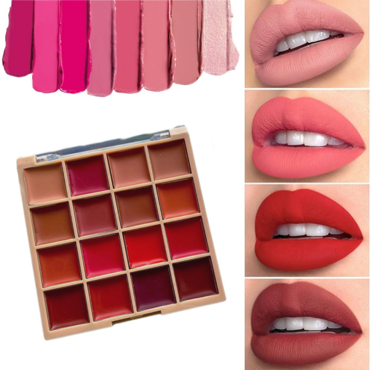 پالت رژ لب 15 رنگ مینی کویین اورجینال Mini Queen