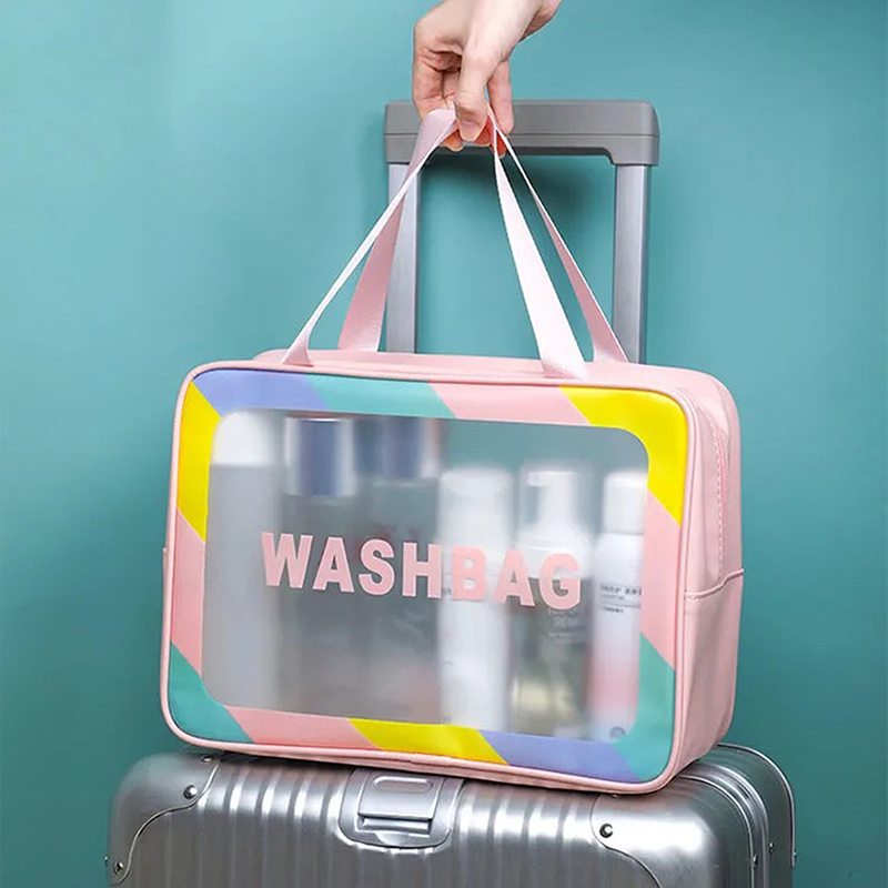 کیف آرایشی و بهداشتی قابل شستشو  WASHBAG واشبگ دور رنگی اورجینال