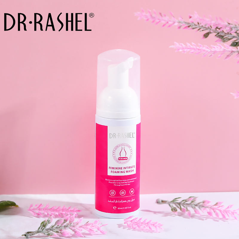 فوم شوینده بانوان دکتر راشل روشن و تنگ کننده  60 گرم  DR.RASHEL Whiten Tightening Feminine Foaming Wash