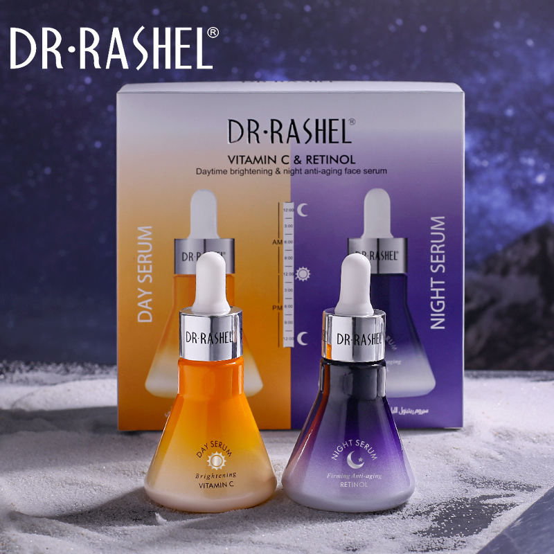 پک سرم روز و شب ویتامین سی و رتینول دکتر راشل اورجینال DR RASHEL Vitamin C & Retinol A