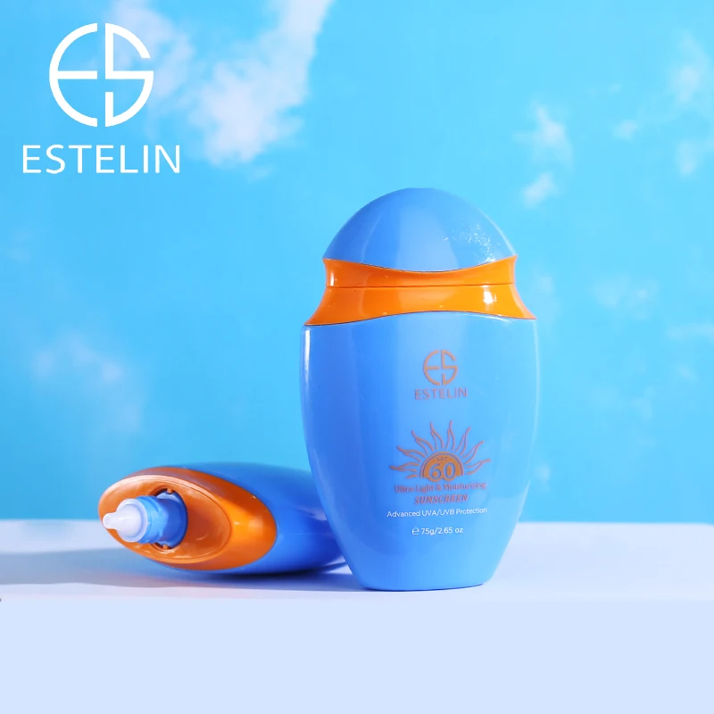ضدآفتاب استلین مرطوب کننده فوق سبک SPF60 حجم75گرم Estelin Ultra Light & Moisturizing Sunscreen SPF60 +++PA