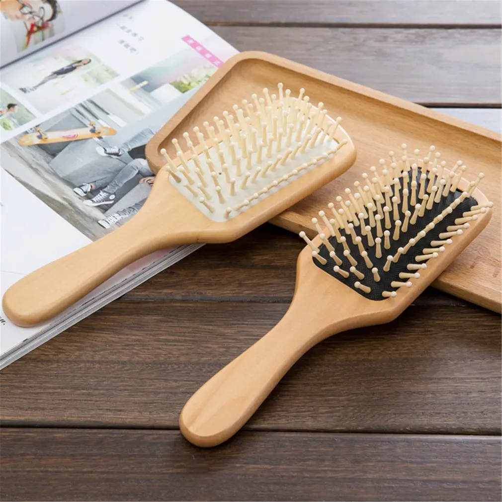 برس مو چوبی طبیعی کاهش موخوره اورجینال Wooden Hair Brush