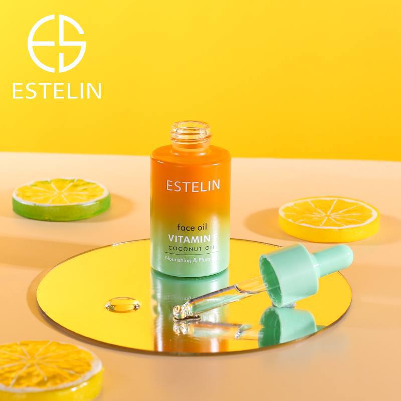 روغن صورت ویتامین ای و نارگیل استلین ضدچروک قوی 30میل ESTELIN Vitamin E & Coconut Face Oil