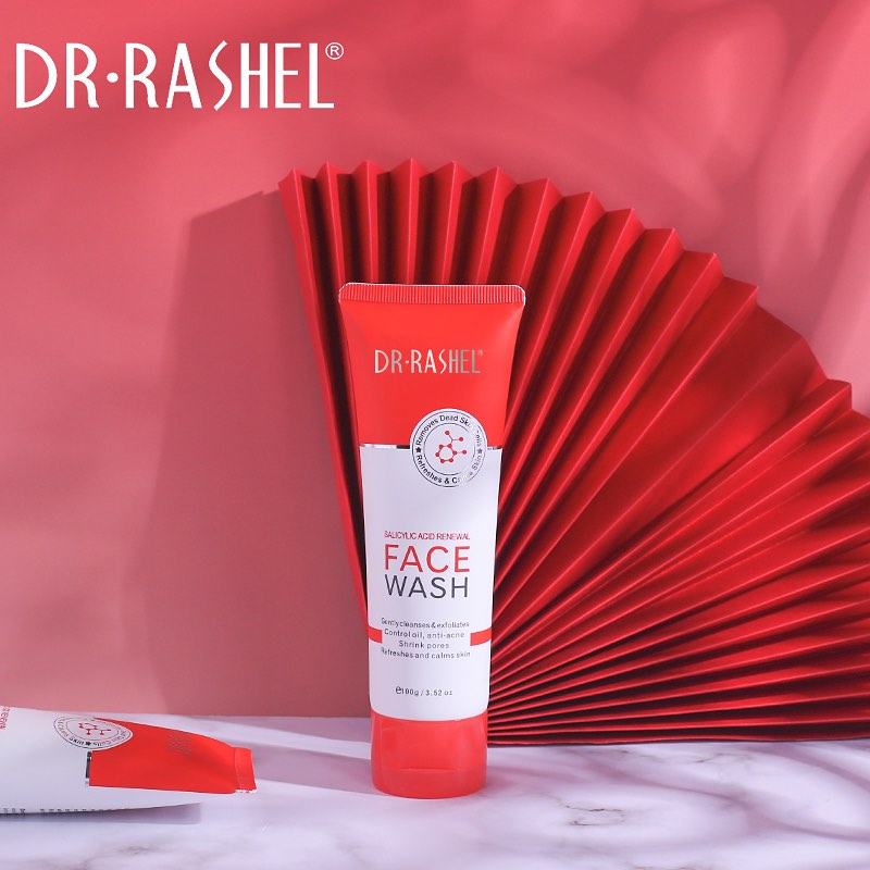 فیس واش سالسیلیک اسید BHA دکتر راشل ضد جوش 100گرم DR.RASHEL Salicylic Acid Renewal Face Wash