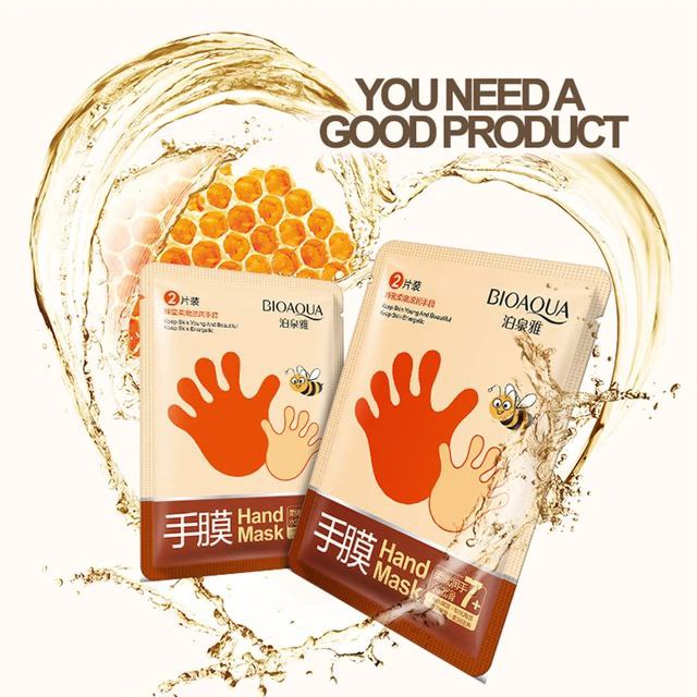 ماسک دست عسل ضدچروک و مرطوب کننده بیوآکوا 35 گرم Bioaqua Honey Hand Mask