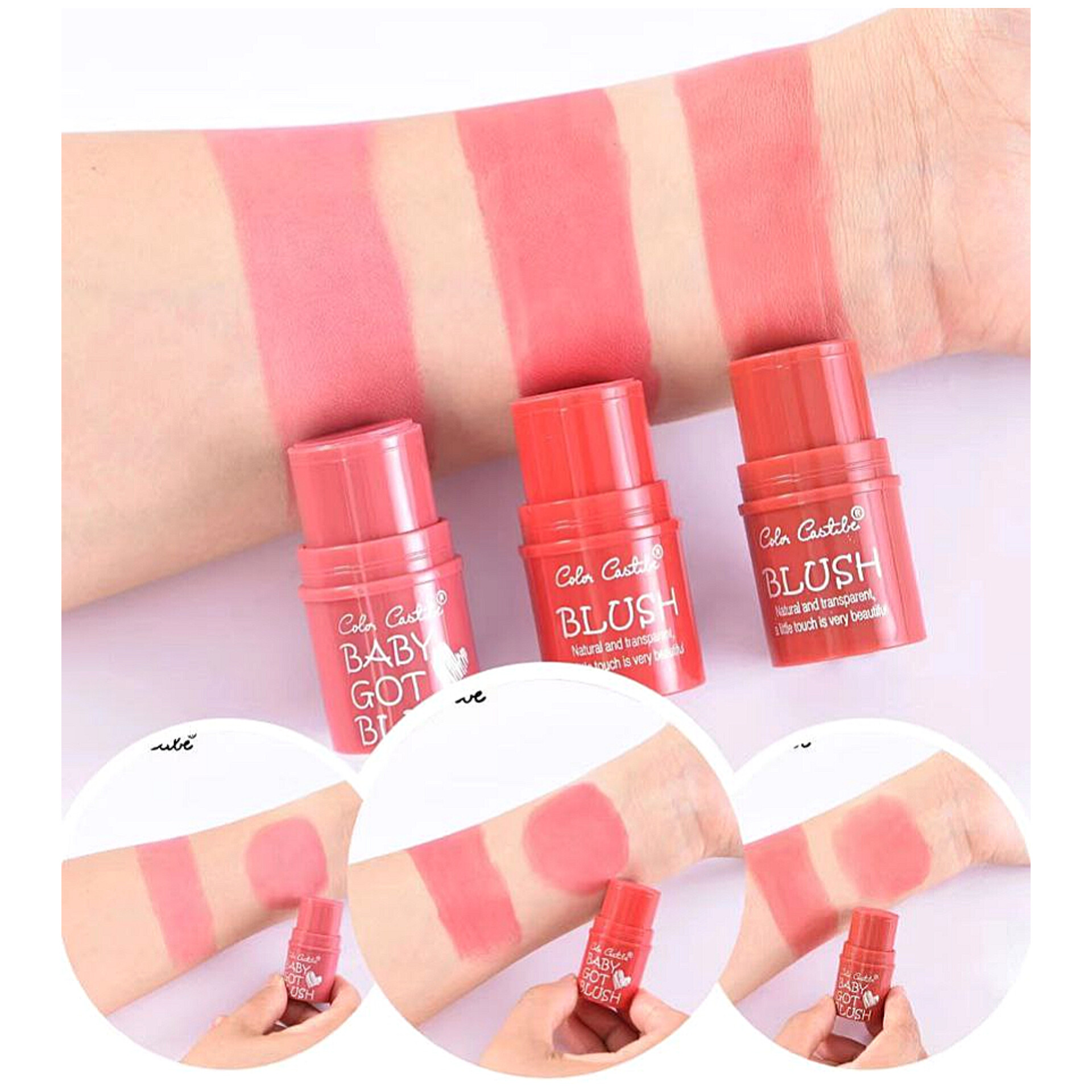 رژگونه استیکی کالرکاستل اورجینال COLOR CASTEL Baby Got Blush