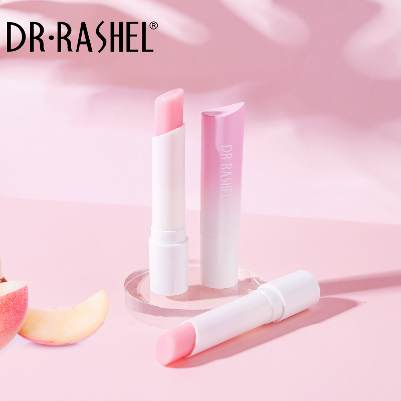 بالم لب هلو دکتر راشل حجیم کننده و آبرسان لب 3گرم Dr.Rashel Peach Plumping & Hydrating Lip Balm