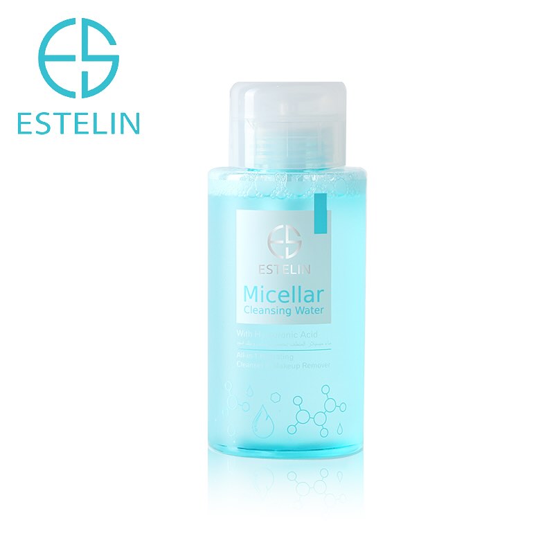 میسلار واتر هیالورونیک اسید استلین مدل پمپی 300میل Estelin Micellar Cleansing Water With Hylauronic Acid