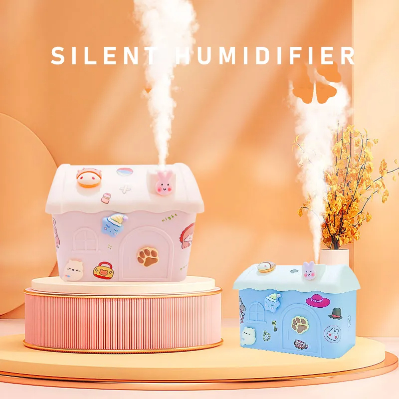 دستگاه بخور سرد خانه کوچک دوست داشتنی 600میل Lovely Small House Humidifier