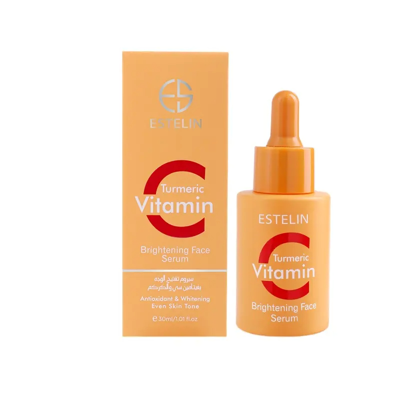 سرم ویتامین سی و زردچوبه استلین 30میل Estelin Vitamin C Turmeric Brightening Face Serum