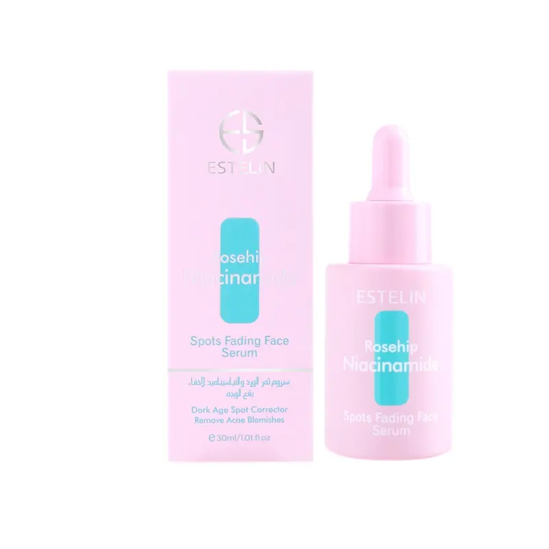 سرم ویتامین نیاسینامید و رزهیپ استلین 30میل Estelin Rosehip Niacinamide Spots Fading Face Serum