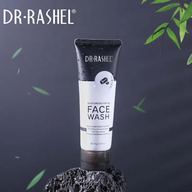فیس واش زغال فعال دکتر راشل ضد جوش 100گرم DR.RASHEL Black Charcoal Purifying face wash