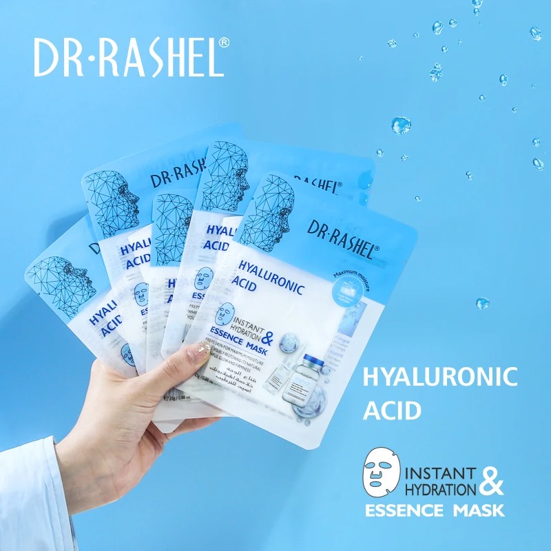 ماسک ورقه ای هیالورنیک اسید دکتر راشل 25گرم Dr.Rashel Hyaluronic Acid Instant Hydration & Essence Mask
