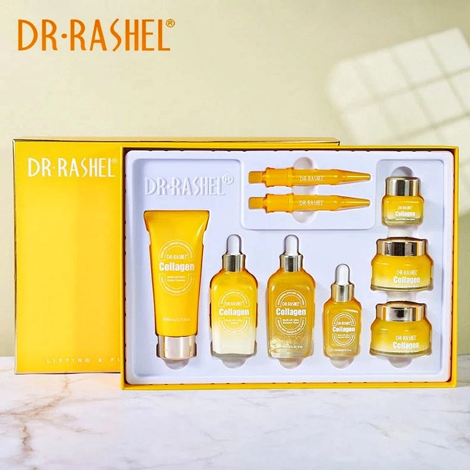 پک کلاژن مولتی لیفتینگ اولتر دکترراشل 9 عددی ( پک مراقبت پوستی )DR.RASHEL Collagen Multi-Lift Ultra 9pcs SkinCare Set