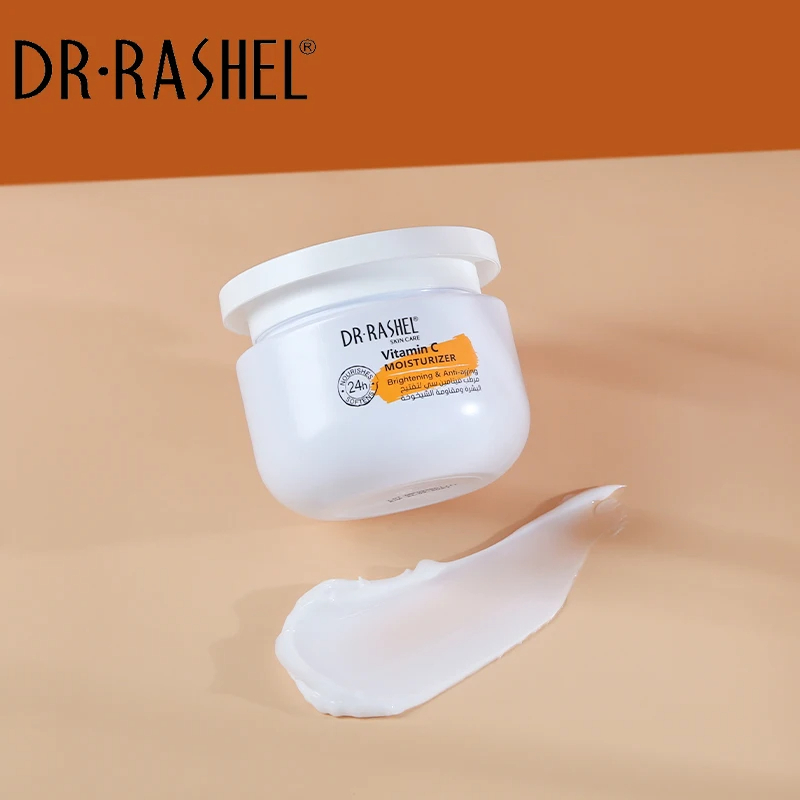 کرم مرطوب کننده ویتامین سی دکترراشل 160گرم DR.RASHEL Vitamin C Moisturizer Brightening & Anti-aging