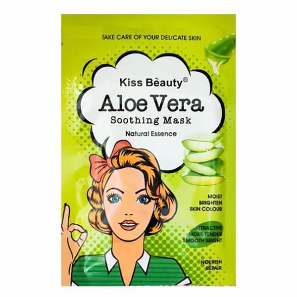 ماسک ورقه ای آلوورا کیس بیوتی Kiss Beauty Aloe Vera Soothing Mask