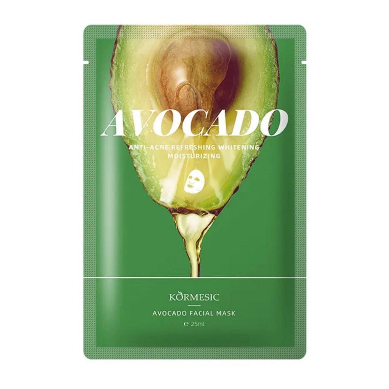 ماسک ورقه ای آووکادو کورمسیک آبرسان  KORMESIC Avocado Hydrating Facial Mask