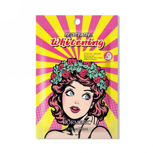 ماسک ورقه ای رزوراترول کورمسیک KORMESIC Resveratrol Whitening Mask