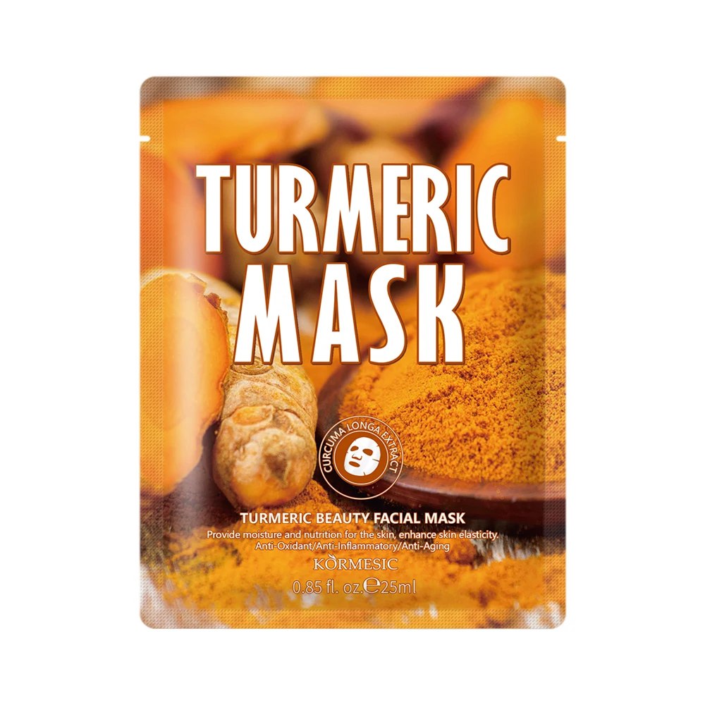 ماسک ورقه ای زردچوبه کورمسیک KORMESIC Turmeric Beauty Facial Mask