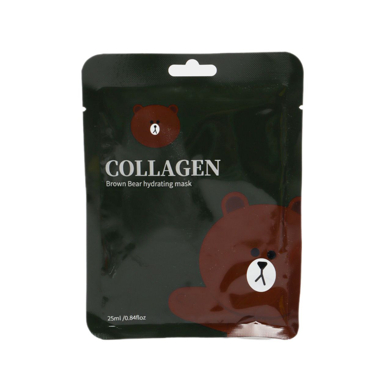 ماسک ورقه ای کلاژن خرس قهوه ای  Brown Bear Collagen Hydrating Mask