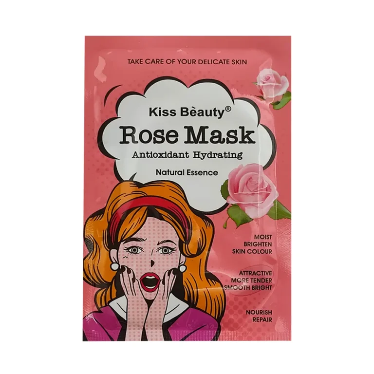 ماسک ورقه ای گل رز کیس بیوتی Kiss Beauty Roz Mask Antioxidant Hydrating